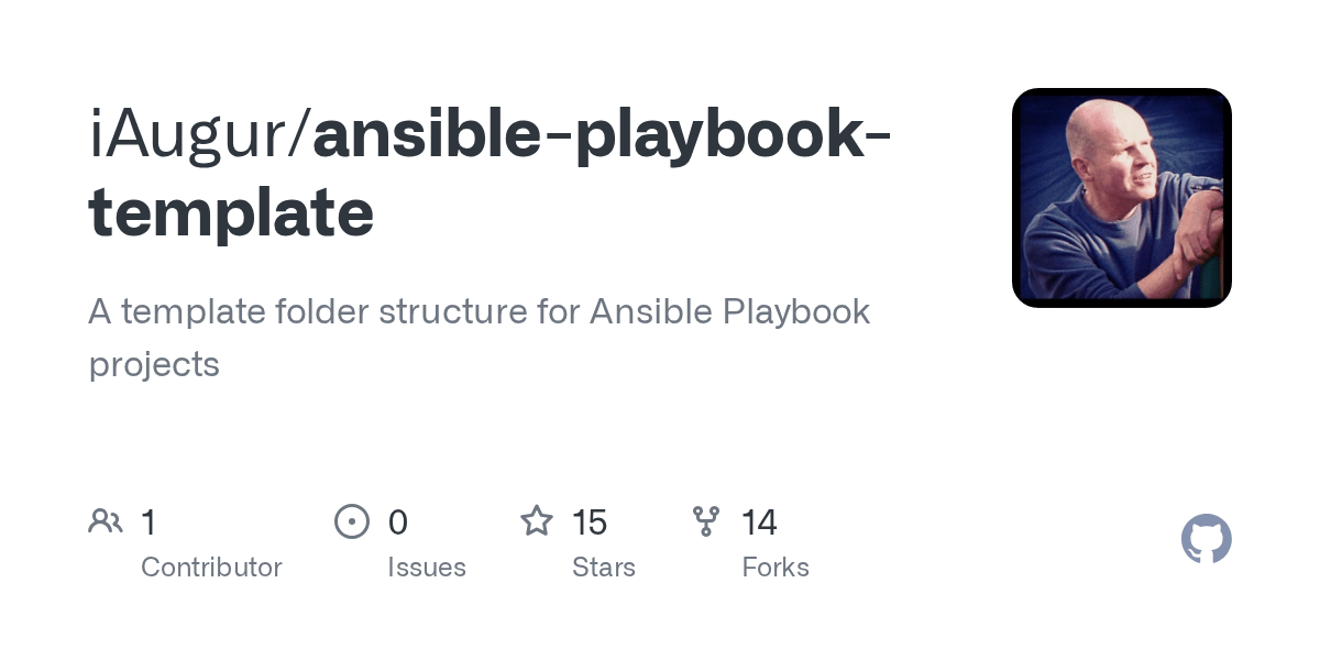 GitHub iAugur/ansibleplaybooktemplate A template folder structure