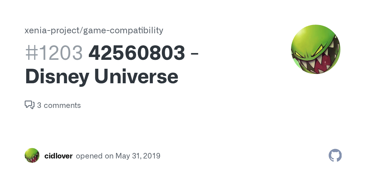 42560803 Disney Universe · Issue 1203 · xeniaproject/game