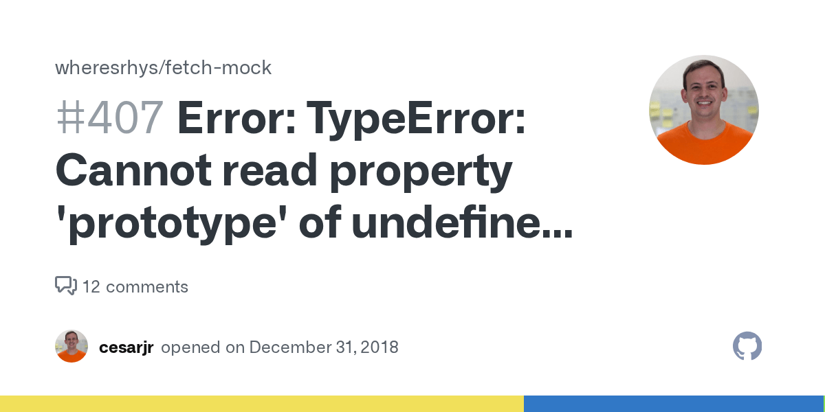 Error TypeError Cannot read property 'prototype' of undefined when