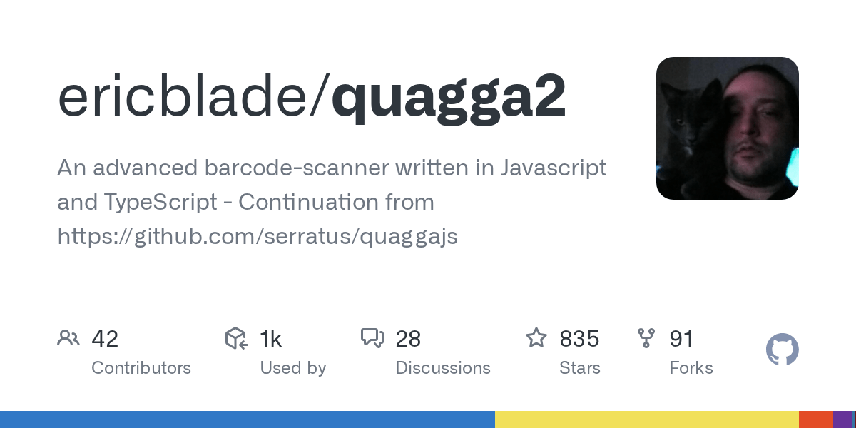GitHub ericblade/quagga2 An advanced barcodescanner written in
