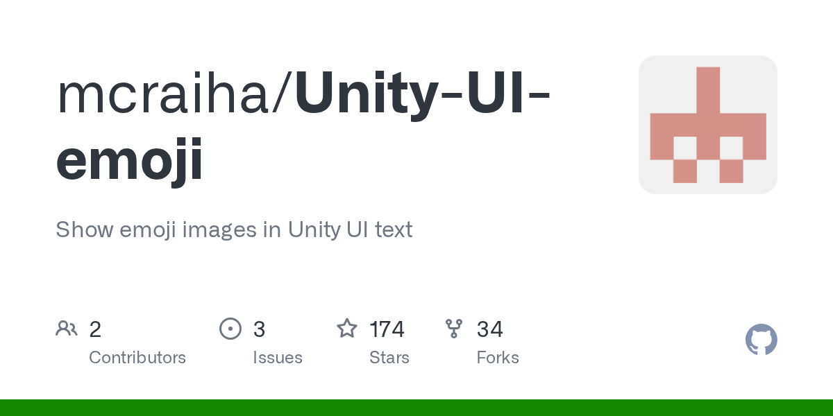 UnityUIemoji/unity_emoji_v200.unitypackage at master · mcraiha/Unity