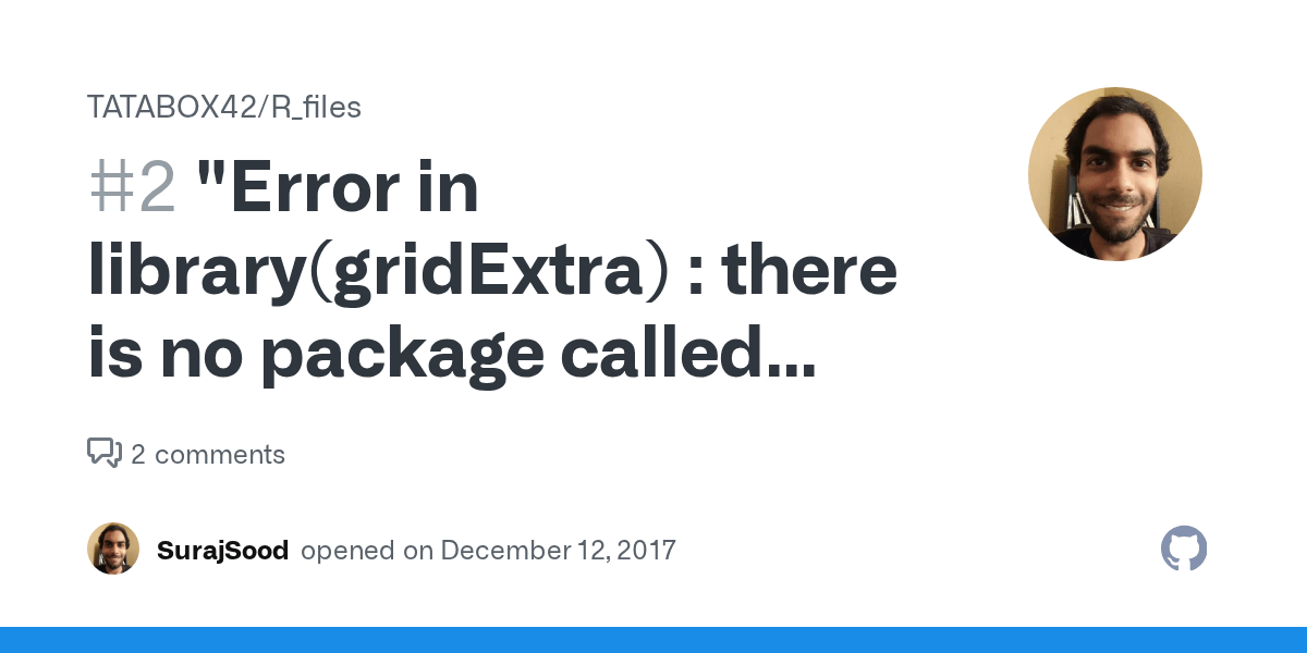"Error in library(gridExtra) there is no package called ‘gridExtra