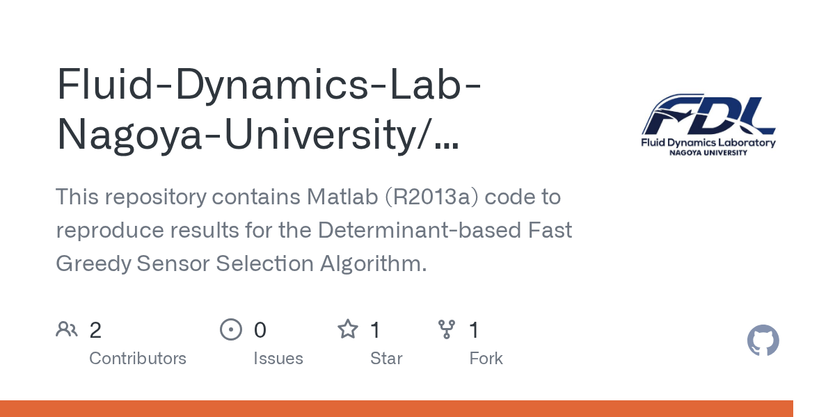 GitHub FluidDynamicsLabNagoyaUniversity/DeterminantbasedFast