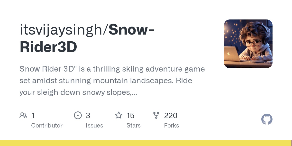 SnowRider3D/index.html at main · itsvijaysingh/SnowRider3D · GitHub