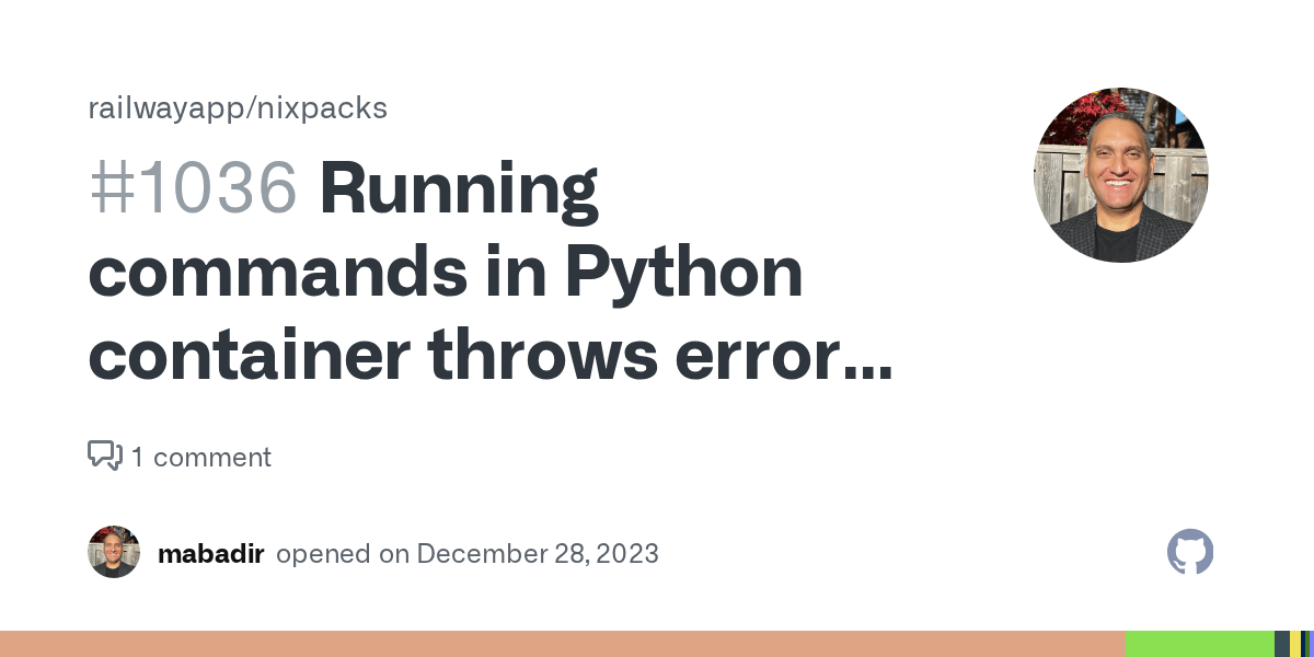 Running commands in Python container throws errors for ldd