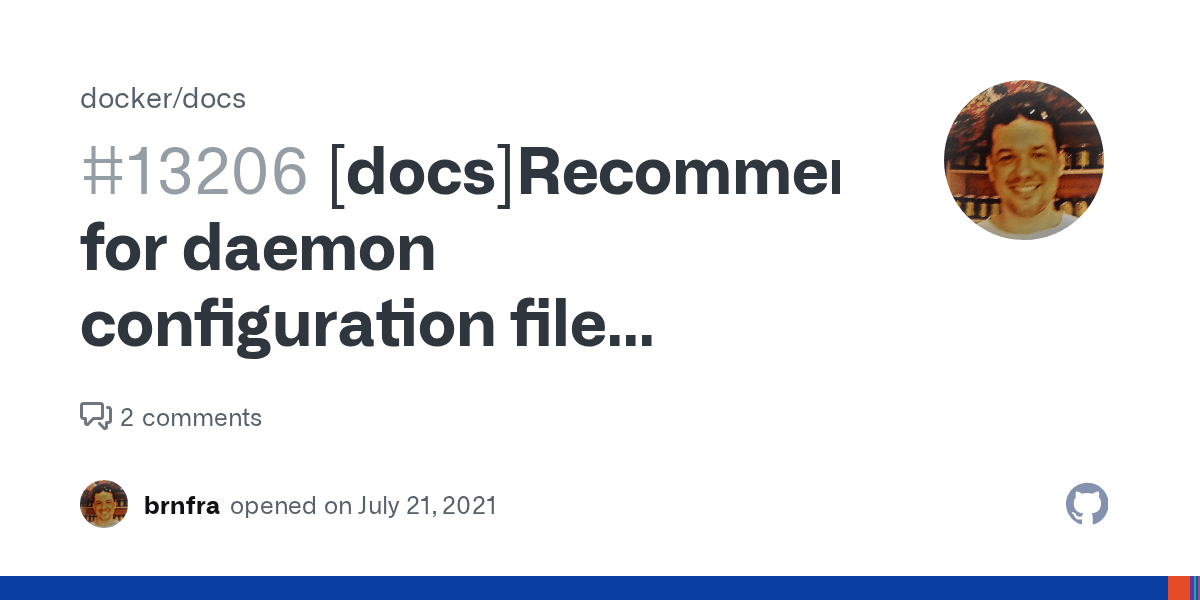 for daemon configuration file example