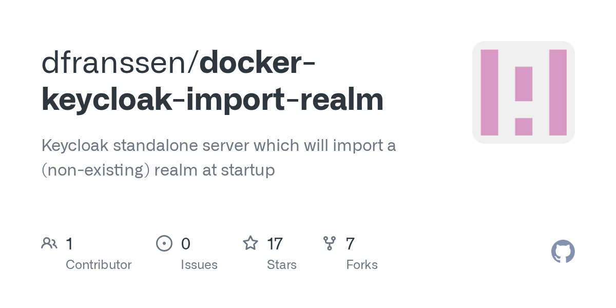 GitHub dfranssen/dockerkeycloakimportrealm Keycloak standalone