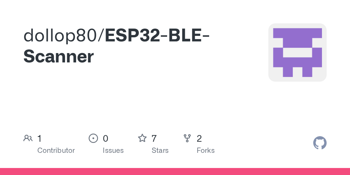 GitHub dollop80/ESP32BLEScanner