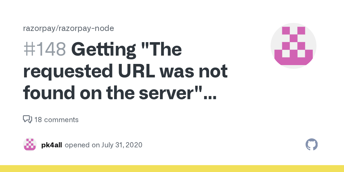 Getting "The requested URL was not found on the server" error on payout api. · Issue 148