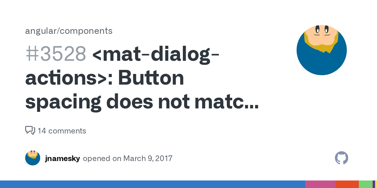  Button spacing does not match MD spec · Issue 3528 · angular