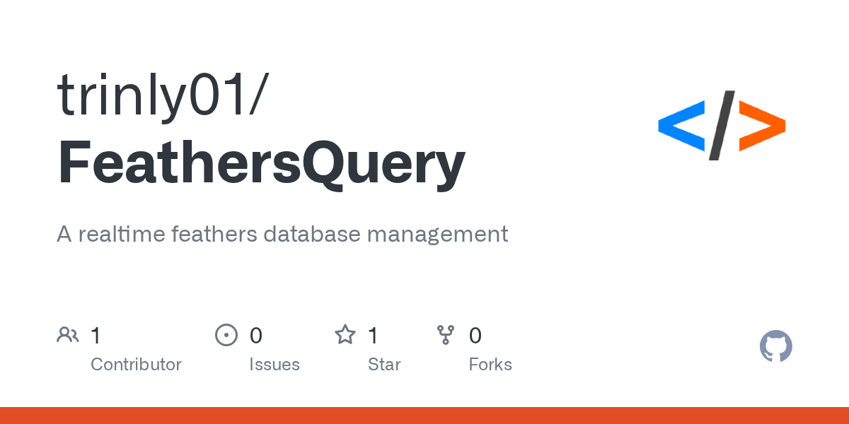 GitHub trinly01/FeathersQuery A realtime feathers database management