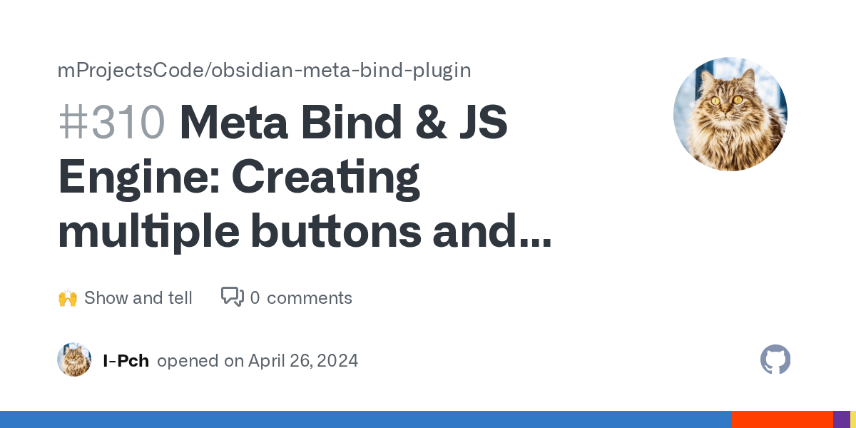 Meta Bind & JS Engine Creating multiple buttons and using them inline