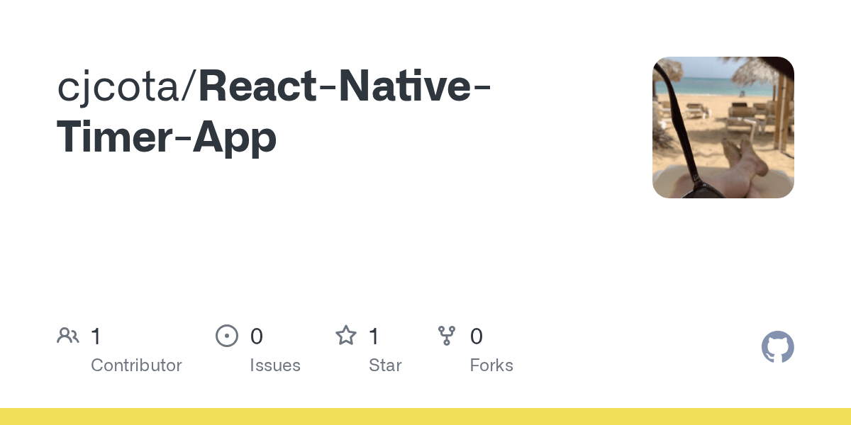GitHub cjcota/ReactNativeTimerApp