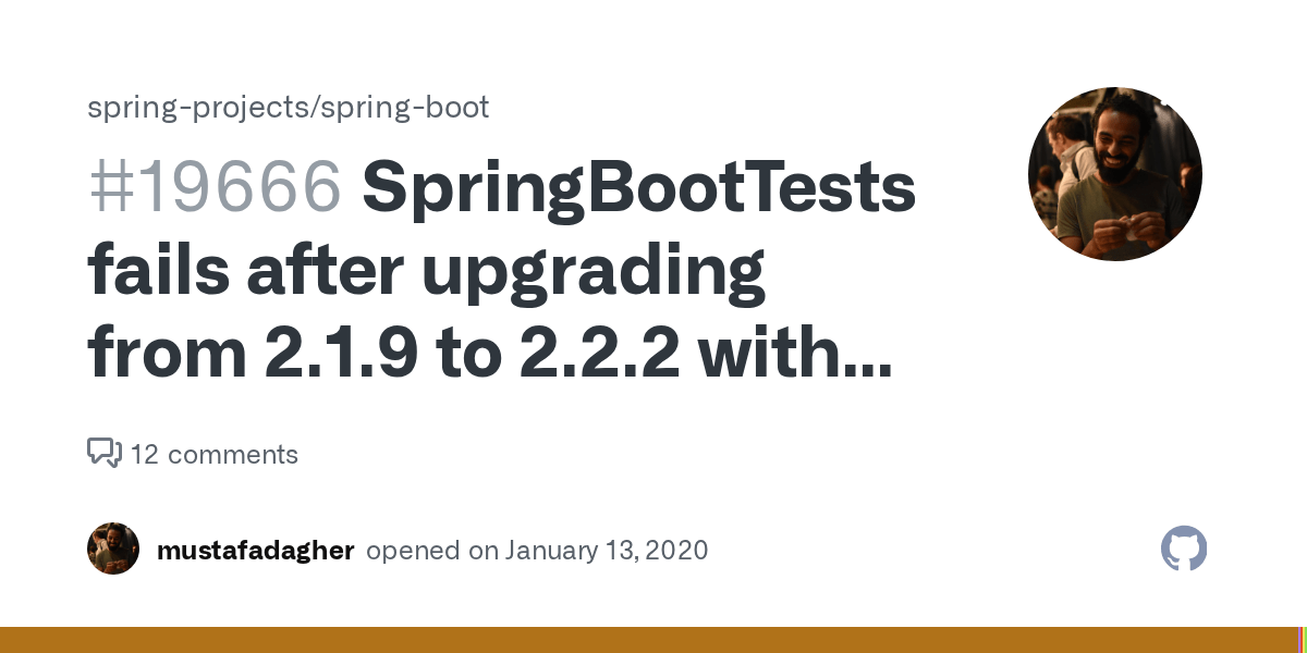 SpringBootTests fails after upgrading from 2.1.9 to 2.2.2 with org.h2