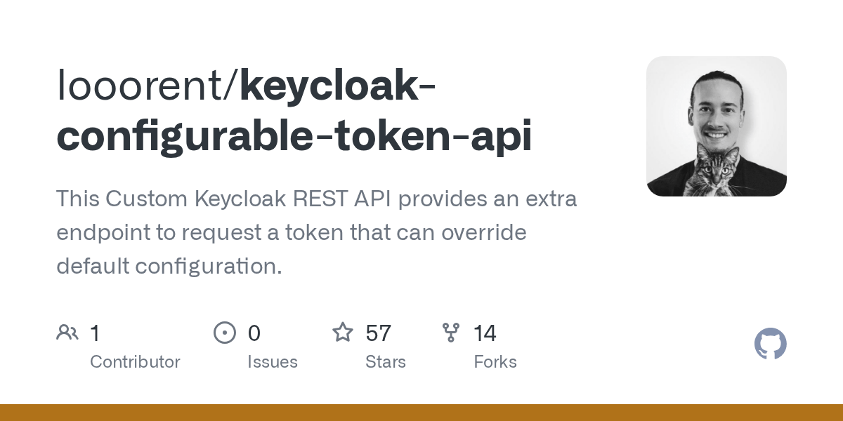GitHub looorent/keycloakconfigurabletokenapi This Custom Keycloak