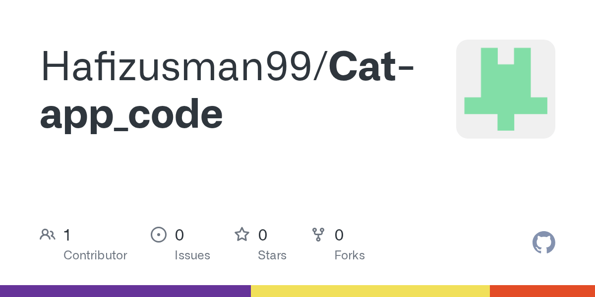 GitHub Hafizusman99/Catapp_code