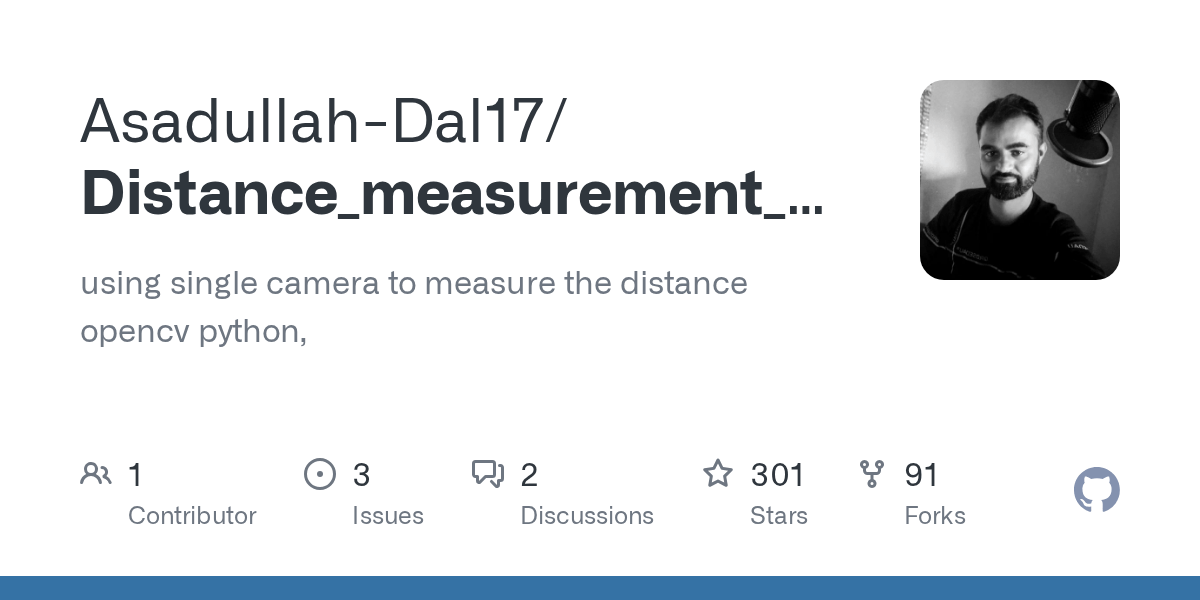GitHub AsadullahDal17/Distance_measurement_using_single_camera