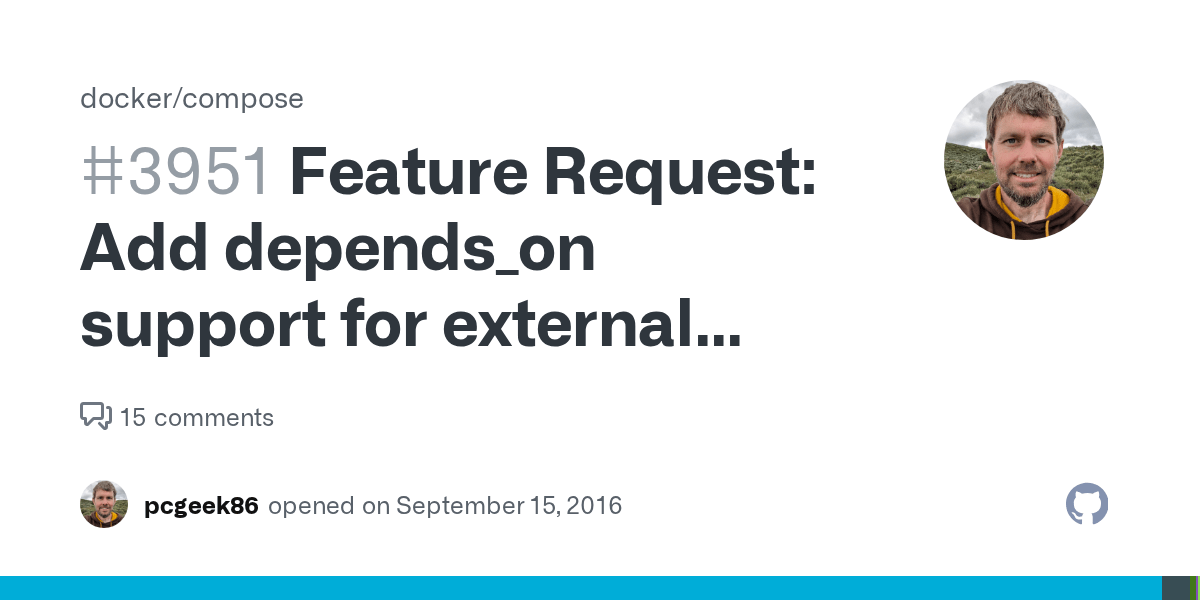 Feature Request Add depends_on support for external Compose files