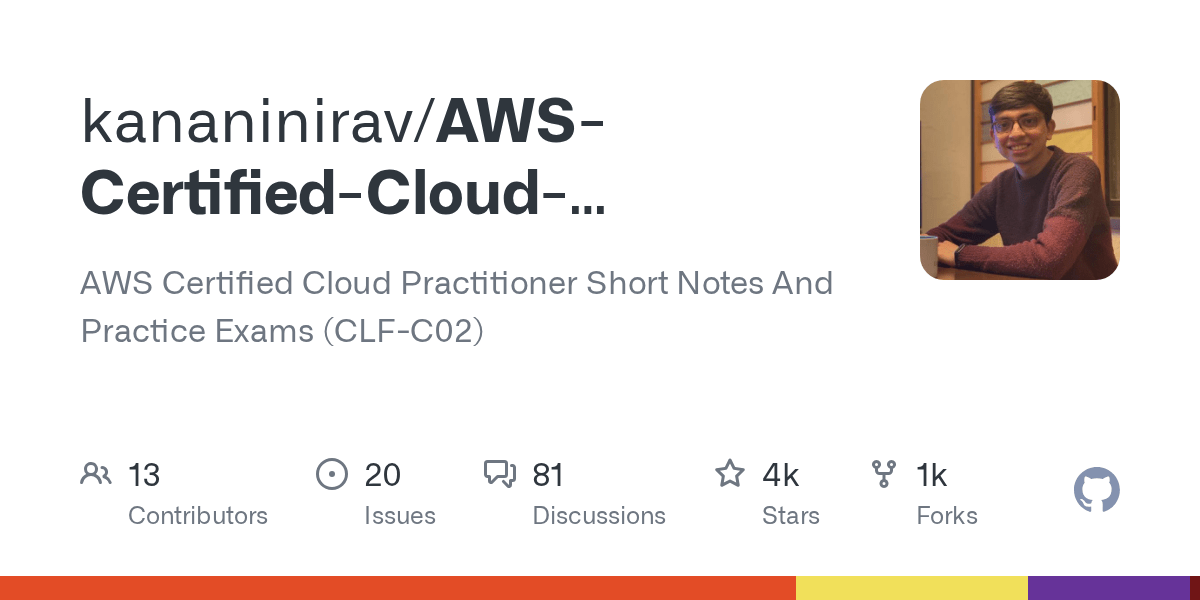 AWSCertifiedCloudPractitionerNotes/studyguide.md at master