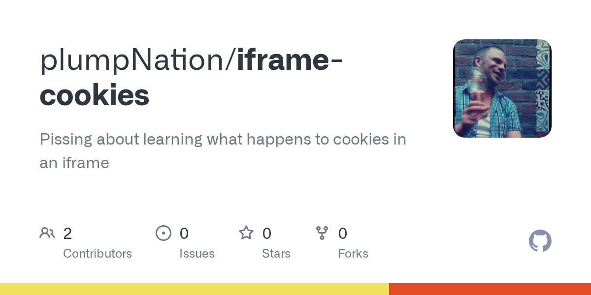 GitHub plumpNation/iframecookies Pissing about learning what