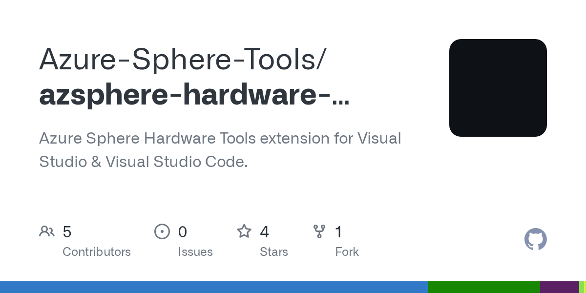 GitHub AzureSphereTools/azspherehardwaredefinitiontools Azure