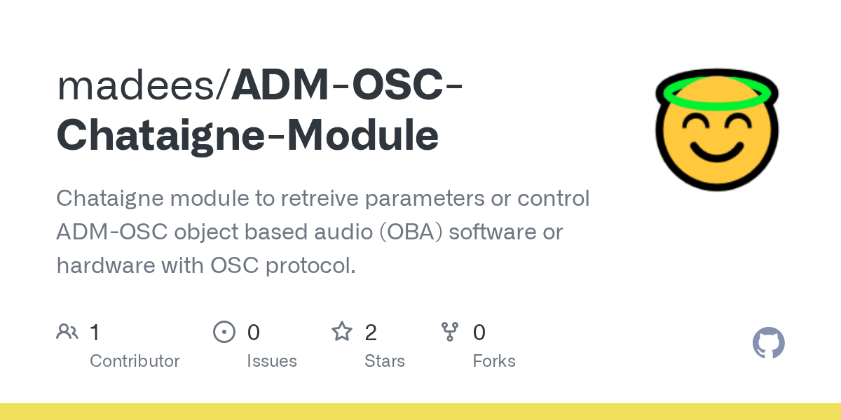 GitHub madees/ADMOSCChataigneModule Chataigne module to retreive