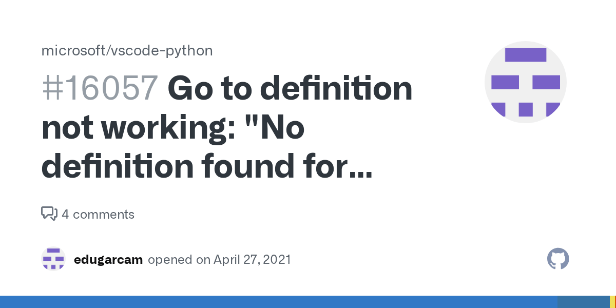 Go to definition not working "No definition found for 'function