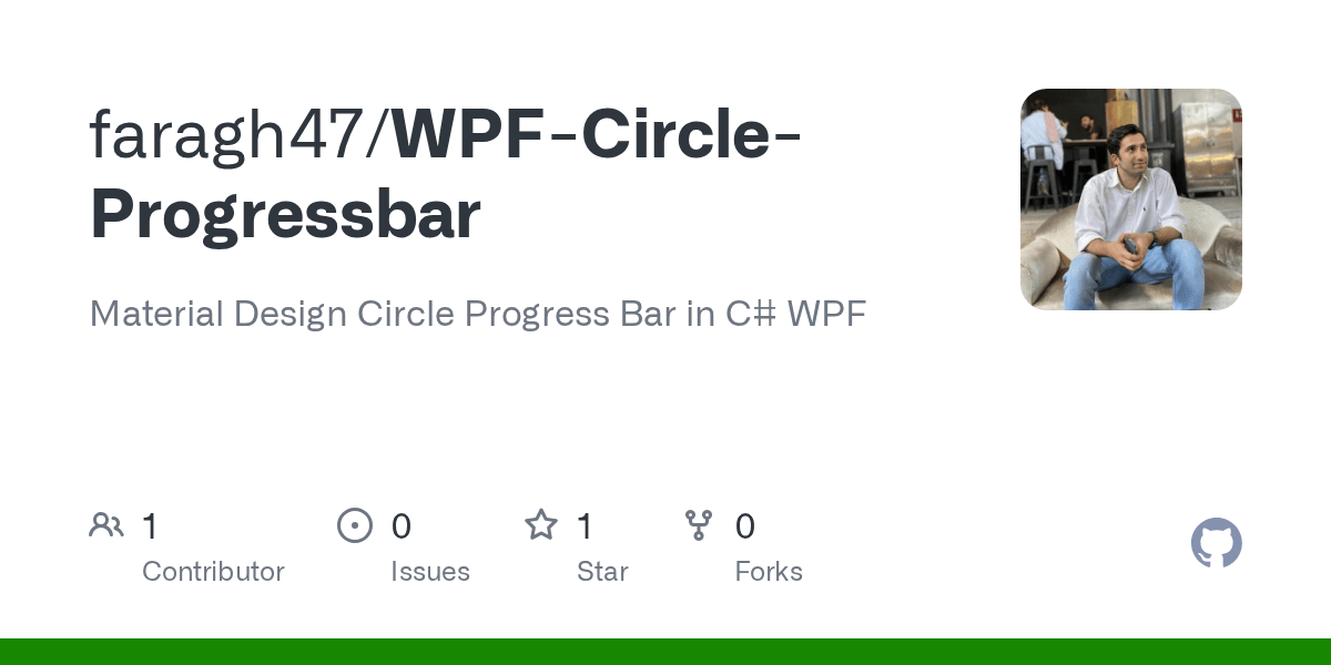 GitHub faragh47/WPFCircleProgressbar Material Design Circle