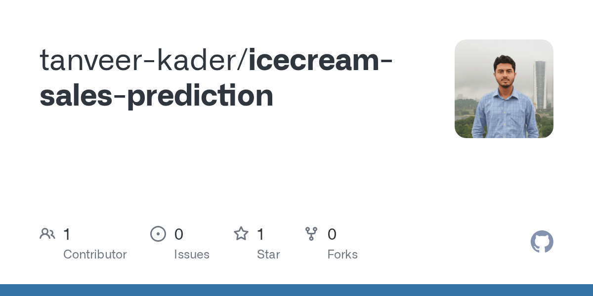 GitHub tanveerkader/icecreamsalesprediction