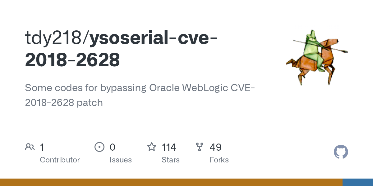 GitHub tdy218/ysoserialcve20182628 Some codes for bypassing