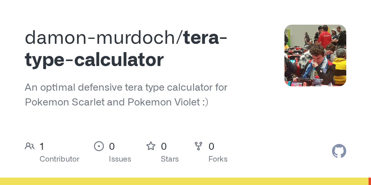 GitHub damonmurdoch/teratypecalculator An optimal defensive tera