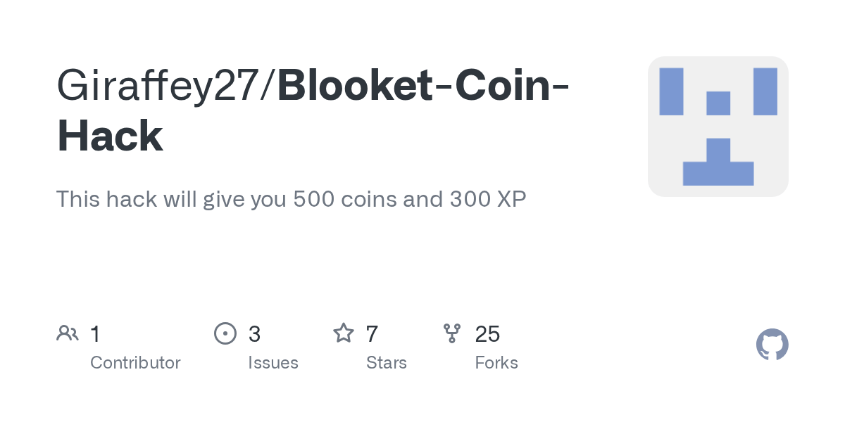 GitHub Giraffey27/BlooketCoinHack This hack will give you 500
