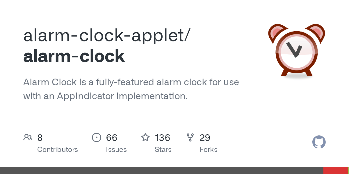 GitHub alarmclockapplet/alarmclock Alarm Clock is a fully