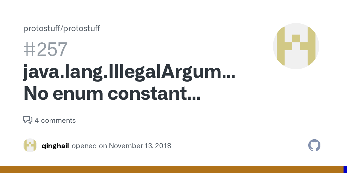 java.lang.IllegalArgumentException No enum constant io.protostuff.MapSchema.MessageFactories
