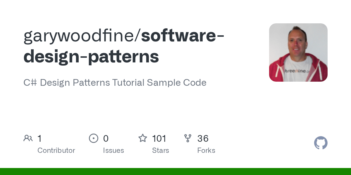 GitHub garywoodfine/softwaredesignpatterns C Design Patterns