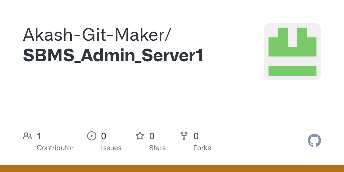 Releases · AkashGitMaker/SBMS_Admin_Server1 · GitHub