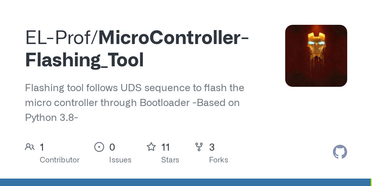 GitHub ELProf/MicroControllerFlashing_Tool Flashing tool follows