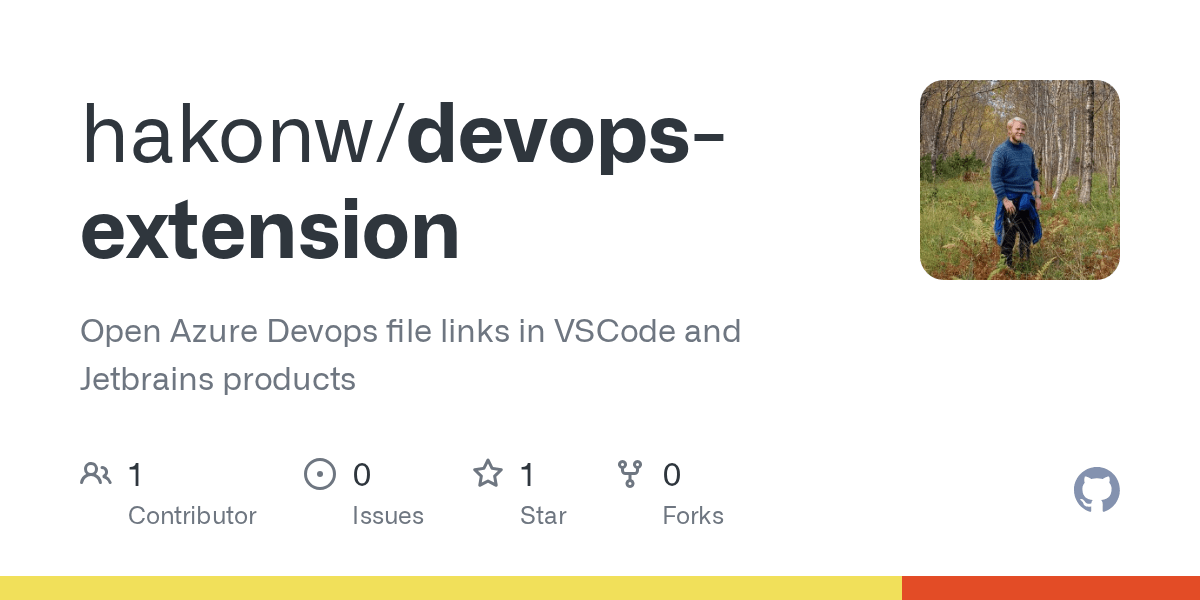 GitHub hakonw/devopsextension Open Azure Devops file links in
