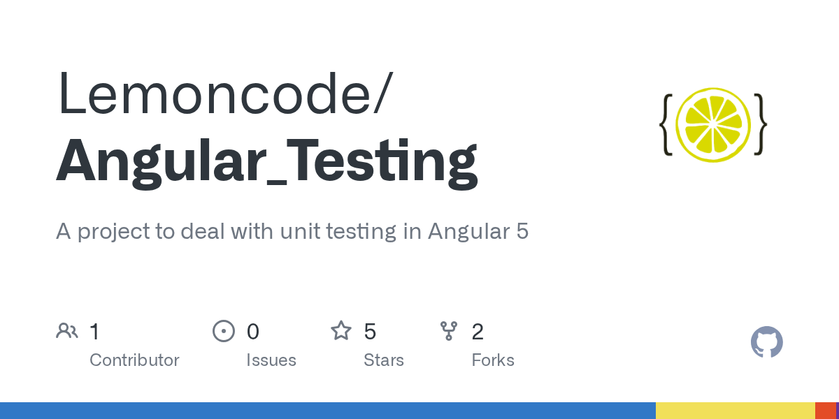 GitHub Lemoncode/Angular_Testing A project to deal with unit testing