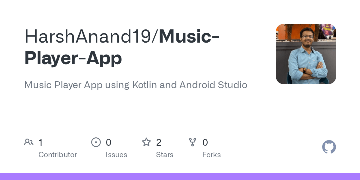 GitHub HarshAnand19/MusicPlayerApp Music Player App using Kotlin