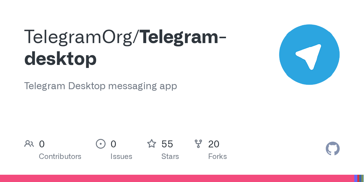 GitHub Telegram Desktop messaging app
