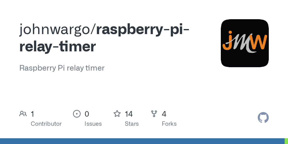 GitHub johnwargo/raspberrypirelaytimer Raspberry Pi relay timer