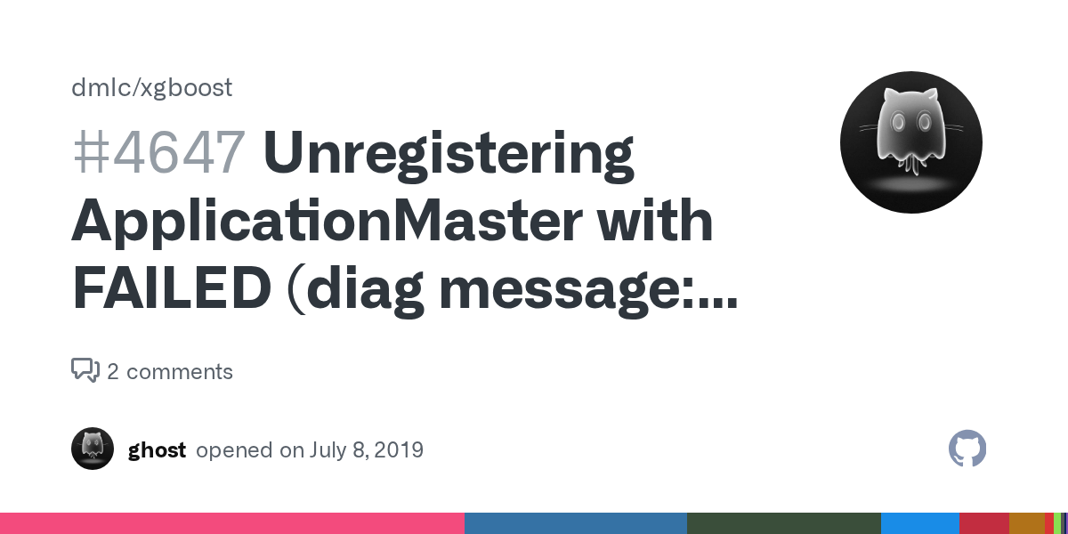Unregistering ApplicationMaster with FAILED (diag message User class
