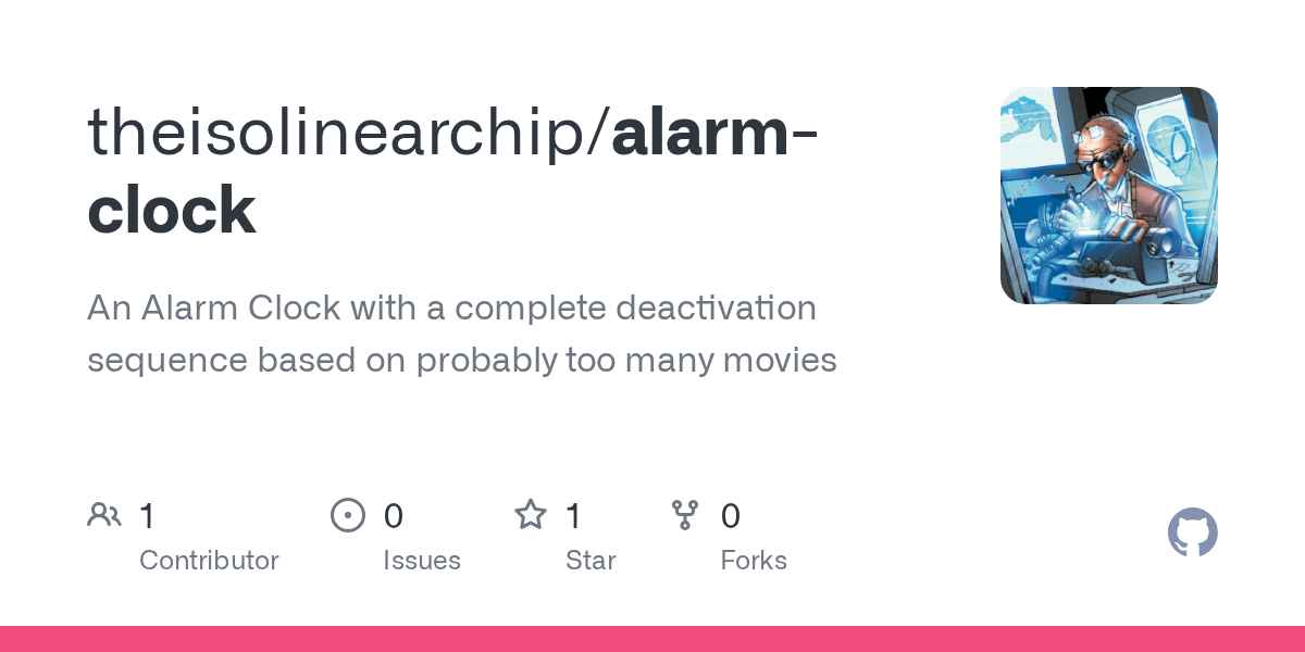 GitHub theisolinearchip/alarmclock An Alarm Clock with a complete