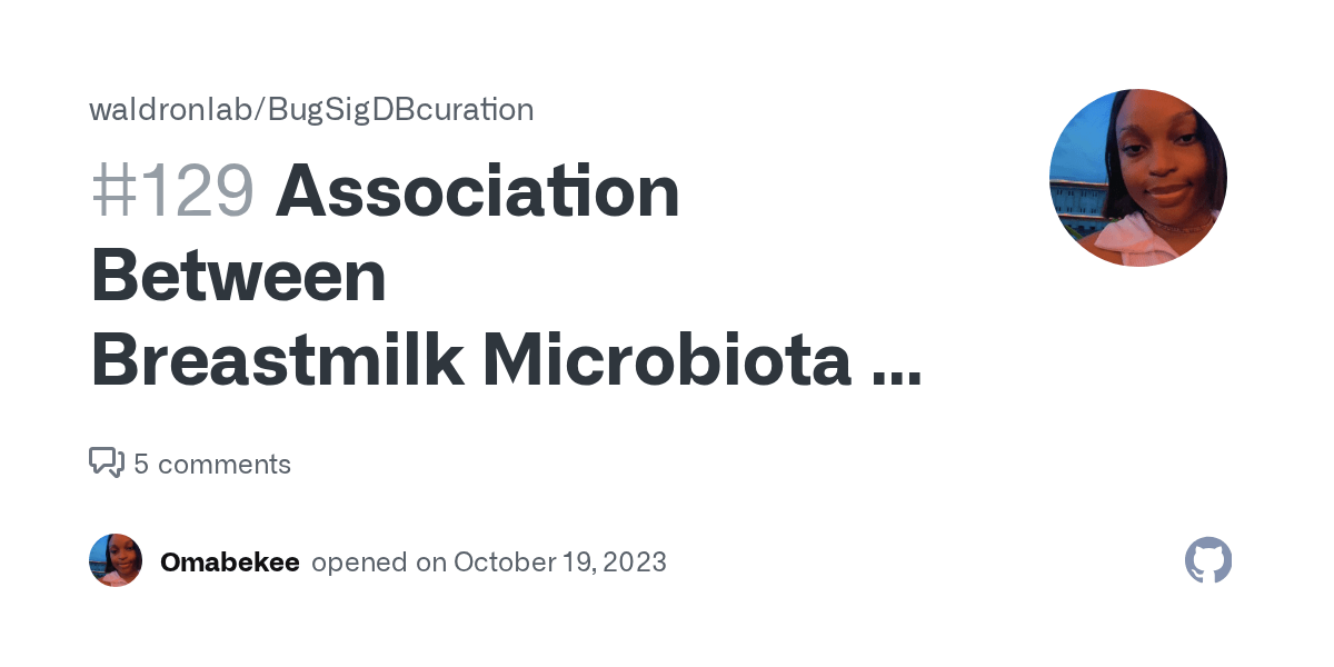 Association Between Breastmilk Microbiota and Food Allergy in Infants