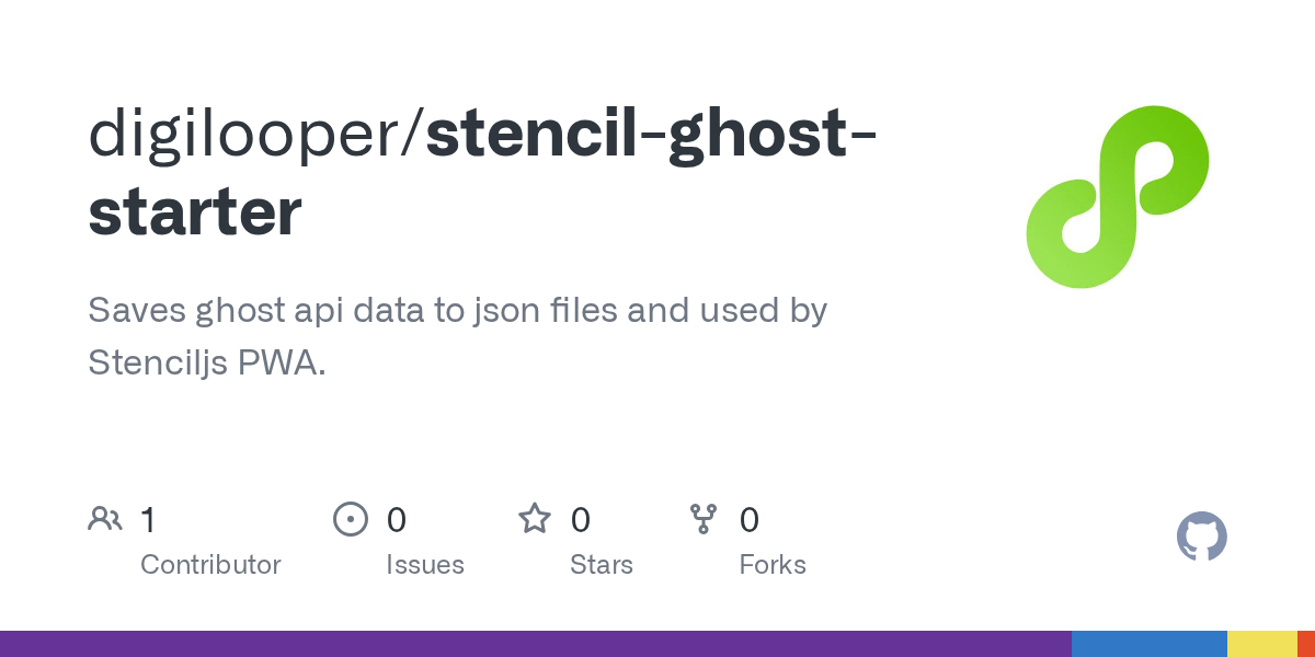GitHub digilooper/stencilghoststarter Saves ghost api data to json