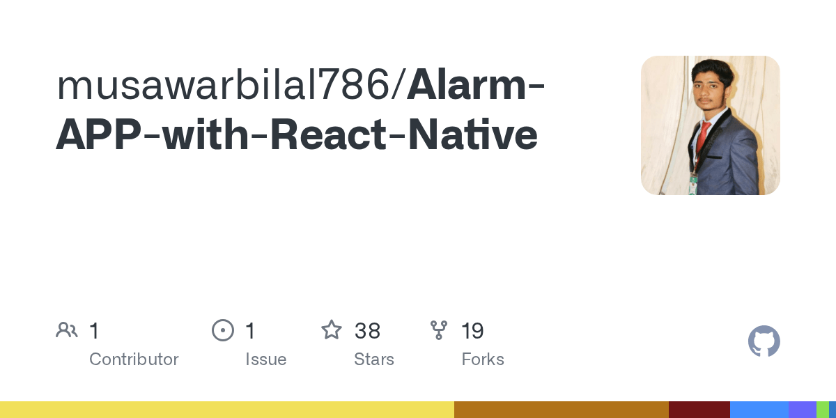 GitHub musawarbilal786/AlarmAPPwithReactNative