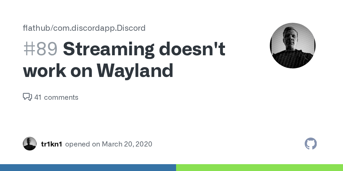 Streaming doesn't work on Wayland · Issue 89 ·