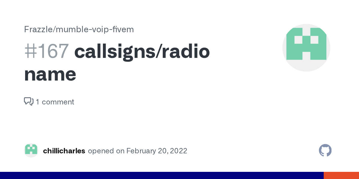 callsigns/radio name · Issue 167 · FrazzIe/mumblevoipfivem · GitHub