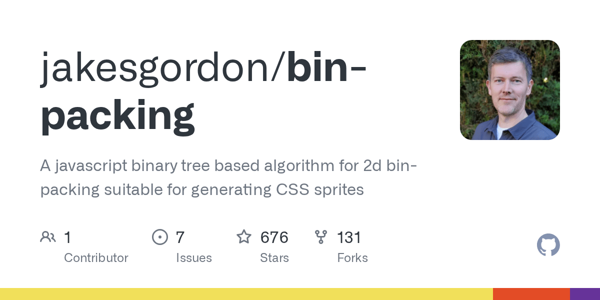 GitHub jakesgordon/binpacking A javascript binary tree based